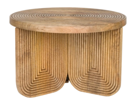 Salontafel White Label Living Maeze Brown