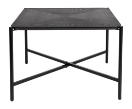 Salontafel White Label Living Marcio Black