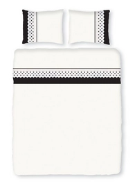 Parure de Lit Italian Home Collection Salzburg Blanc Coton