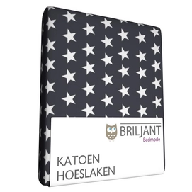 Hoeslaken Kinder Briljant Sam Antraciet (Katoen)