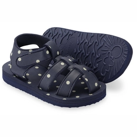 Sandale Konges Slojd Sable Kelly Blue Dot Kinder-Schuhgröße 25
