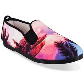 Slipper Flossy Prints San Sebastian Schwarz