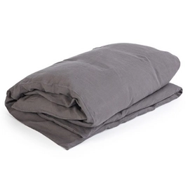 Dekbedovertrek Libeco Santiago Dark Grey Linnen