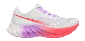 Sneaker Laufschuhe Saucony Endorphin Pro 4 Unisex White/Crocus