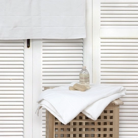 Serviette Sauna Heckett & Lane Blanc (60 x 110 cm)