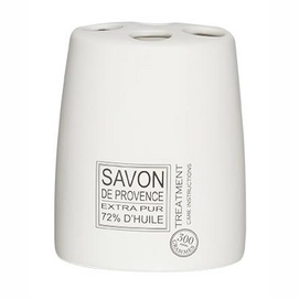 Zahnputzbecher Sealskin Savon de Provence Weiß
