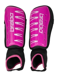Scheenbeschermer Brabo Force Shin Junior Ankle Sock Pink/Black - XXS