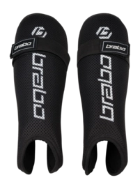 Scheenbeschermer Brabo Tribute Junior Shinguard Black/White - XXXS
