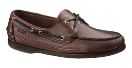 Slipper Sebago Schooner Leder Dunkelbraun