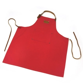 Tablier KOOK Stonewash Leather Red-70 x 90 cm