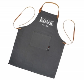Schort KOOK Vintage Antraciet