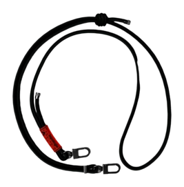 Schouderband Topologie Wares Straps 6.0mm Rope Strap Black Solid