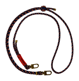 Schouderband Topologie Wares Straps 6.0mm Rope Strap Navy Orange