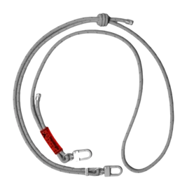 Schouderband Topologie Wares Straps 6.0mm Rope Strap Slate Reflective