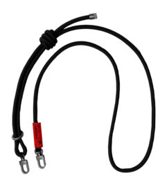 Schouderband Topologie Wares Straps 8.0mm Rope Strap Black Solid