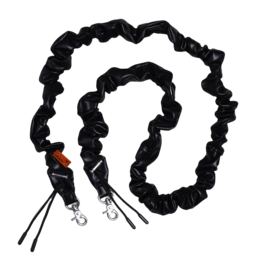 Schouderband Topologie Wares Straps Bungee Strap Black Synthetic Leather