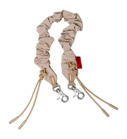 Schouderband Topologie Wares Straps Bungee Wrist Strap Beige Tech Sateen