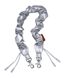 Schouderband Topologie Wares Straps Bungee Wrist Strap Chrome Synthetic Leather