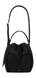 Schoudertas Sandqvist Curve Bucket Bag Black