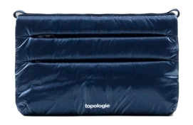 Schoudertas Topologie Wares Bags Flat Sacoche Small Marine Blue Puffer