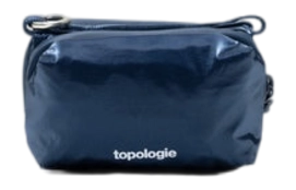 Schoudertas Topologie Wares Bags Mini Bottle Sacoche Marine Blue Metallic