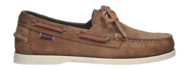 Sebago Men Docksides Portland Nubuck Dark Brown