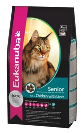 Kattenbrokken Eukanuba Senior Kip & Lever