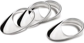 Servetband Zilverstad Twist (4-Delig)