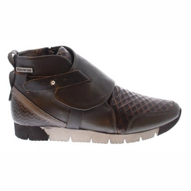 Sneaker Yellow Cab Topic Darkbrown Damen