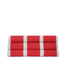 Handdoek Seahorse Menton Red (set van 3)
