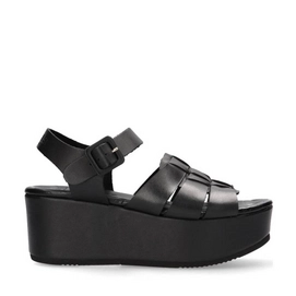 Shabbies Amsterdam Women Isa Natural Dyed Smooth Leather Black