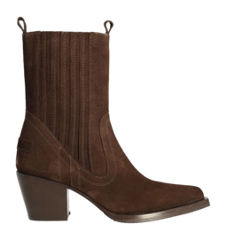 Shabbies Amsterdam Women Jaymie Shelly Suède Dark Brown