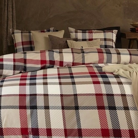 Bettwäsche Beddinghouse Sherlock Rot Flanell