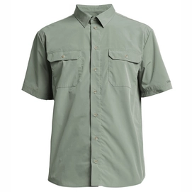 Overhemd Tenson Men TXLite Shirt Short Grey Green-M