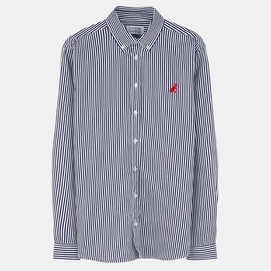 Shirt Libertine Libertine Voleur de Vin White & Navy Stripe
