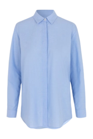 Shirt Samsoe Samsoe Women Caico Oxford Blue