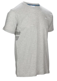 Tennisshirt Babolat Core Babolat Tee Men Heather Grey