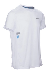 Tennisshirt Babolat Core Flag Club Tee Boy White