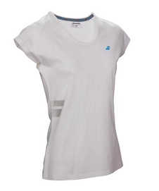T-shirt de Tennis Babolat Core Babolat Tee Girl White