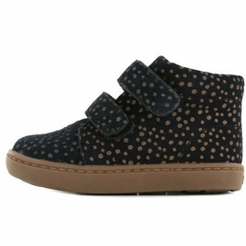 Chaussures Bébé Shoesme Girls Boots Velcro Black Brown Dots