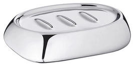 Soap Dish Kela Diva Silver Shining