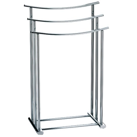 Towel Rack Kela Brio 3 Silver Shining