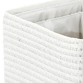 Kela 21781 Rimossa Lot de 5 Paniers de rangement Blanc