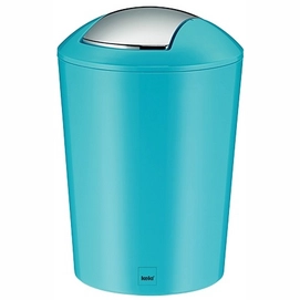 Prullenbak Kela Marta Swing 5L Turquoise