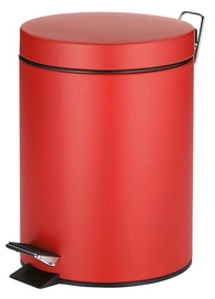 Prullenbak Kela Marino Pedaal Silent Close 5L Red