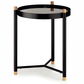 Side Table Kela Oak 40 Black