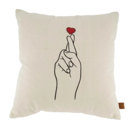 Sierkussen Zusss Hand Peper En Zout (45 x 45 cm)