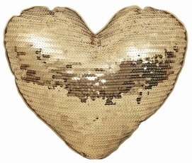 Sierkussen Little Diva Lucky Heart Gold