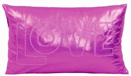 Sierkussen Little Diva Shiny Love Pink