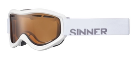 Skibril Sinner Intruder Matte White Double Orange Vent